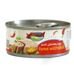 Arabian Garden Thunfisch in Sojaöl mit Chili Scharf Dose 160g - Jabban Market