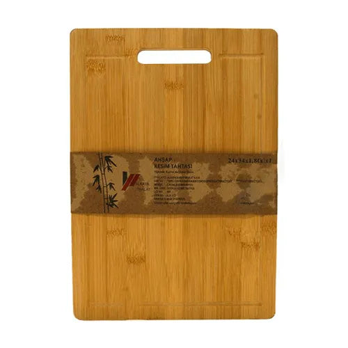Ahsap Kesim Tahtasi Schneidebrett Aus Bambus 24x34x1,8cm ALK-032 - Jabban Market