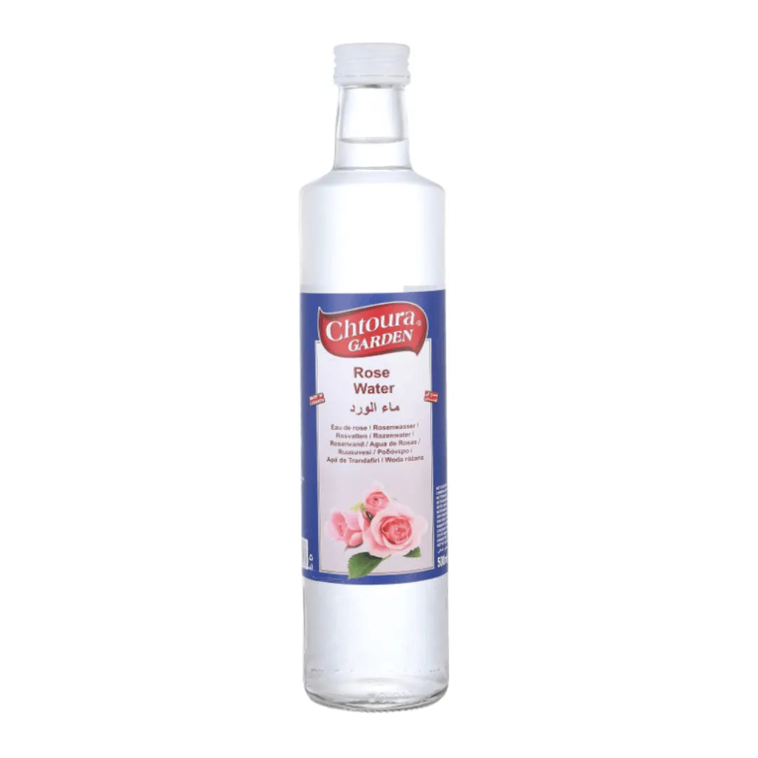 Chtoura Garden Orientalisches Rosenwasser - ideal für Backwaren & Süßspeisen - 250ml, 500ml - Jabban Market