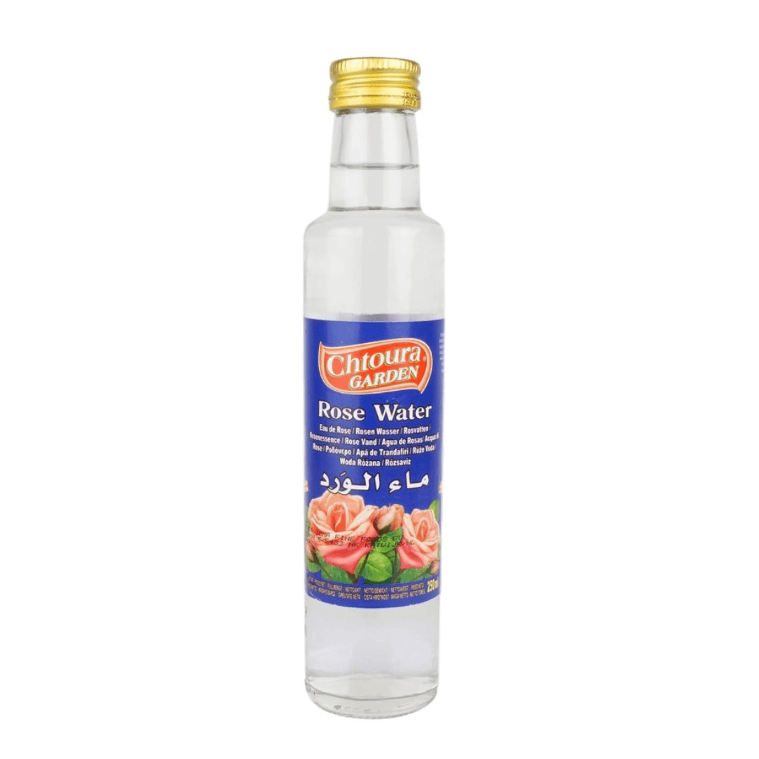 Chtoura Garden Orientalisches Rosenwasser - ideal für Backwaren & Süßspeisen - 250ml, 500ml