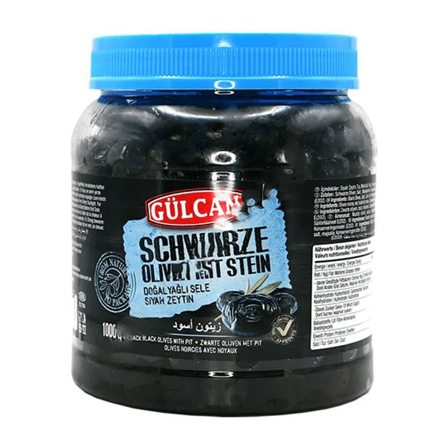 Gülcan Siyah Zeytin Oliven mit Stein - Jabban Market