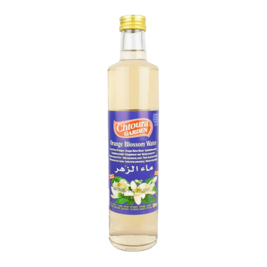 Chtoura Garden Orangenblütenwasser – 250 ml, ideal für Backwaren & Süßspeisen– 250 ml, 500ml - Jabban Market