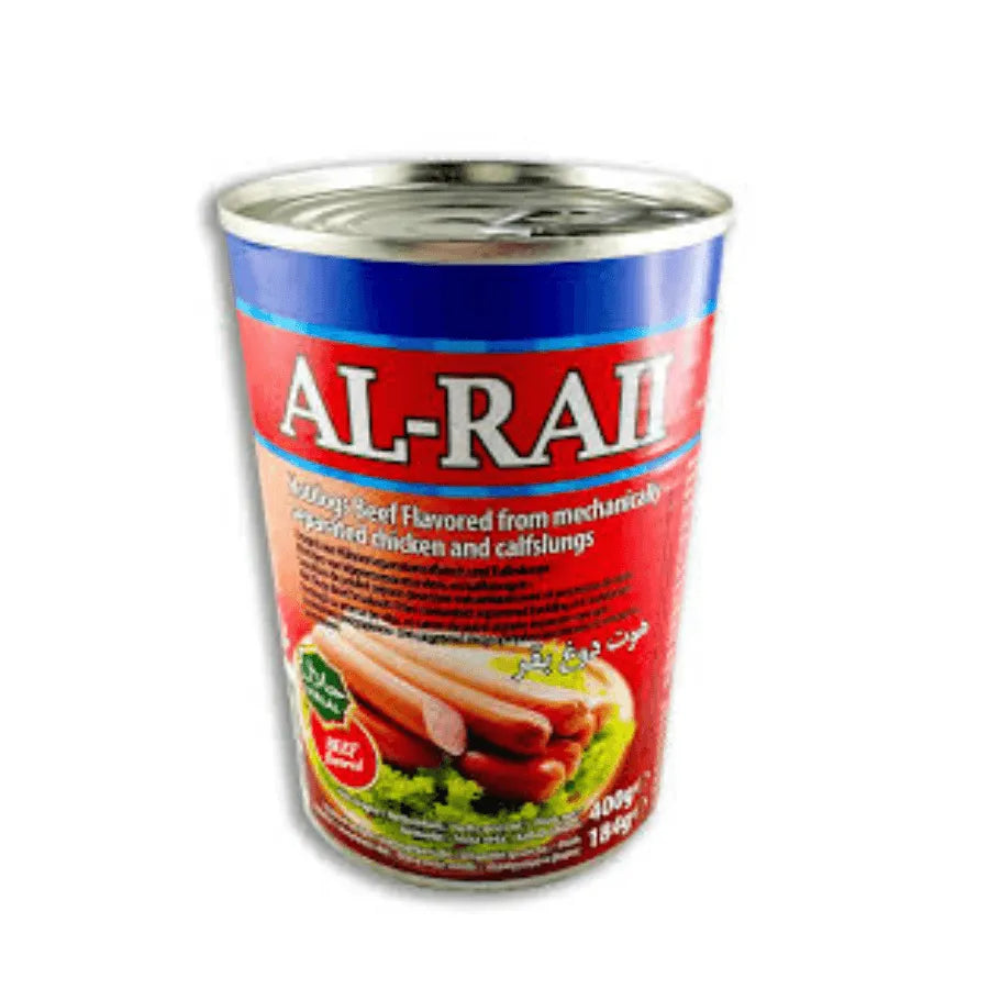 Al Rai Beef Hot Dog Halal Rinder Würstchen Dose 400g - Jabban Market