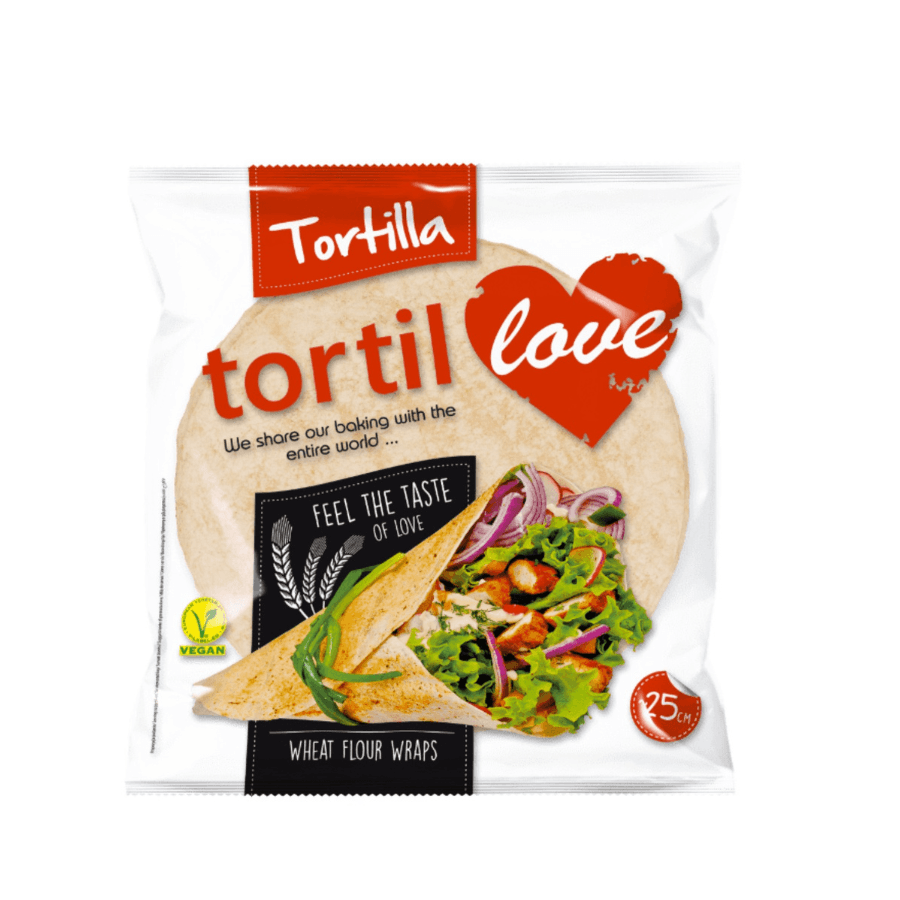 Tortil Love Dürüm Ekmek Tortilla 25cm – Halal - Jabban Market