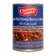 Chtoura Garden – Dunkelrote Kidneybohnen (Fasoulia), aus der Dose 400g