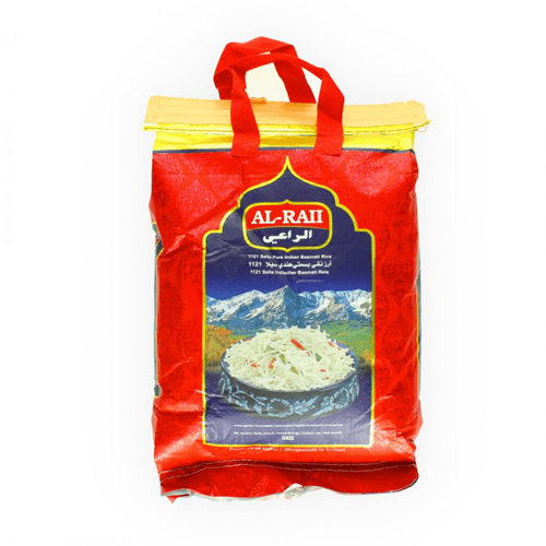 Al Rai Basmati Reis Sella Rice 1121 Stoffbeutel 1kg - 5kg