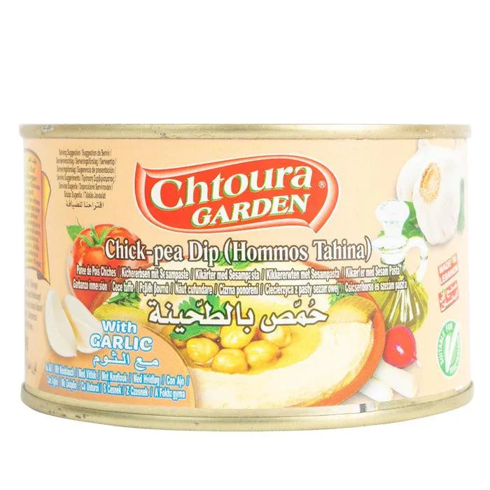 Chtoura Garden – Hummus mit Tahina und Knoblauch 420g - Jabban Market