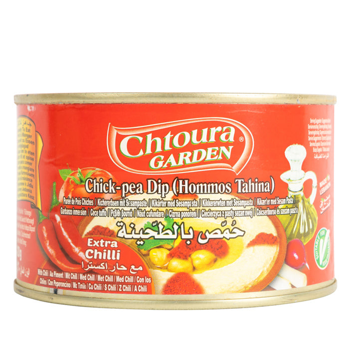 Chtoura Garden – Hummus mit Tahina & Chili 420g