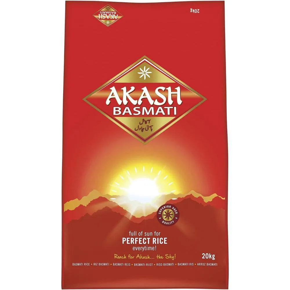 Akash Basmati Reis – Premium-Qualität, 1kg- 5kg - 20kg - Jabban Market