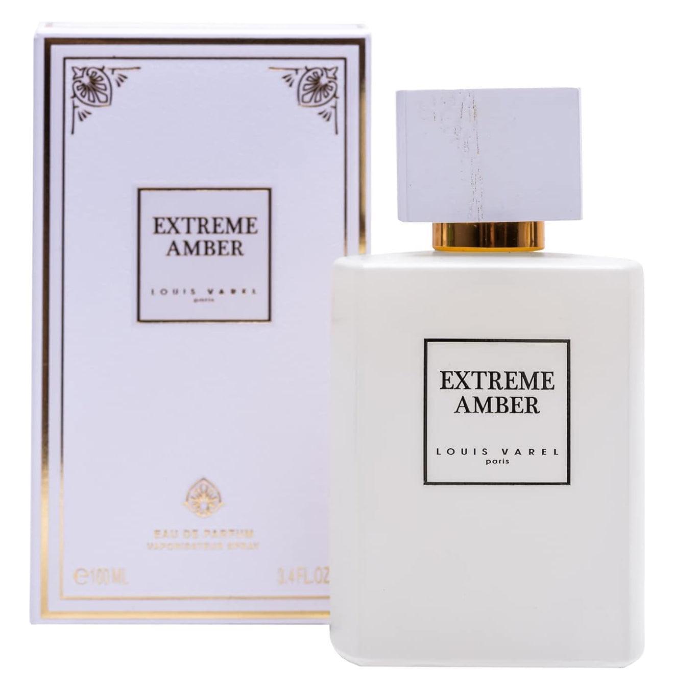 Louis Varel Extreme Amber Eau de Parfum Spray Unisex, 100 ml-Jabban Market