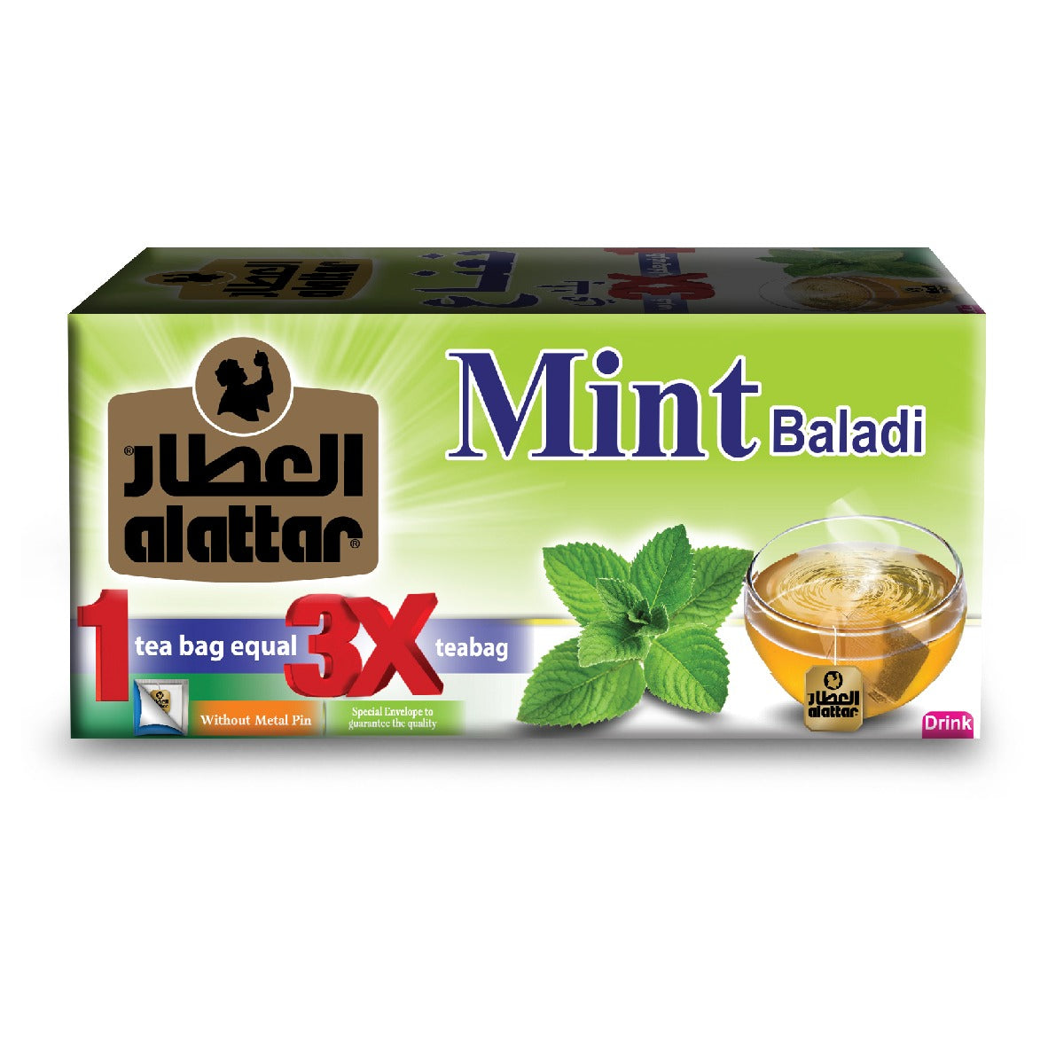 Al Attar Minztee – Frische aus Jordanien, 20x1,5g
