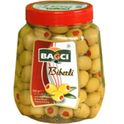 Bagci Yesil Biberli grüne Oliven Pet 700g - Jabban Market