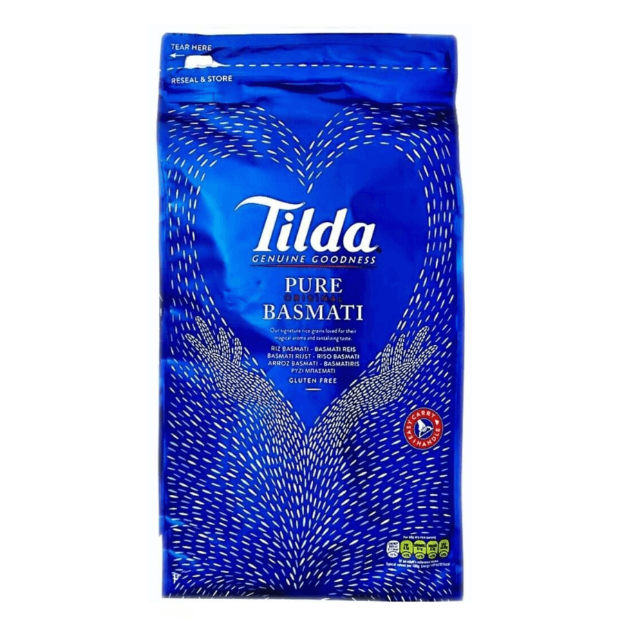 Tilda Pure Basmati Reis – Top Qualität Langkornreis, 5kg, 10kg, 20kg - Jabban Market