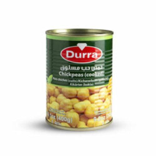 Durra Kichererbsen Gekocht – Dose 400g & 850g - Jabban Market