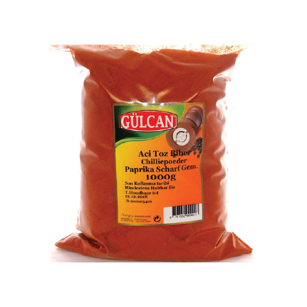 Gülcan Baharat Aci Toz Biber Paprika gemahlen 1kg