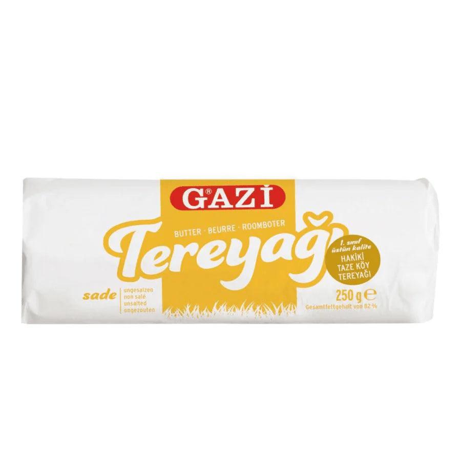 Gazi Tereyag Sade Butter ungesalzen 250g - Jabban Market