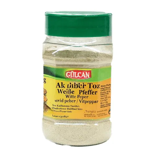 Gülcan Weißer Pfeffer – Ganze Körner 200g - Jabban Market