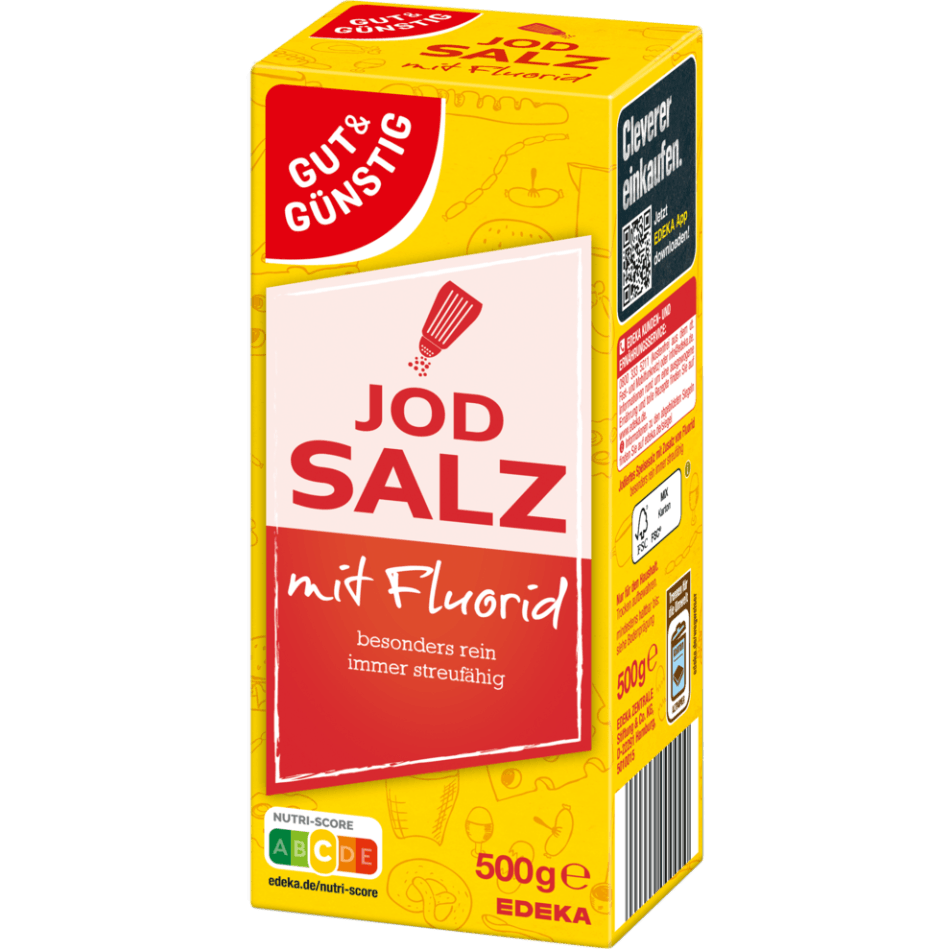 Jodsalz Mit Fluorid 500g