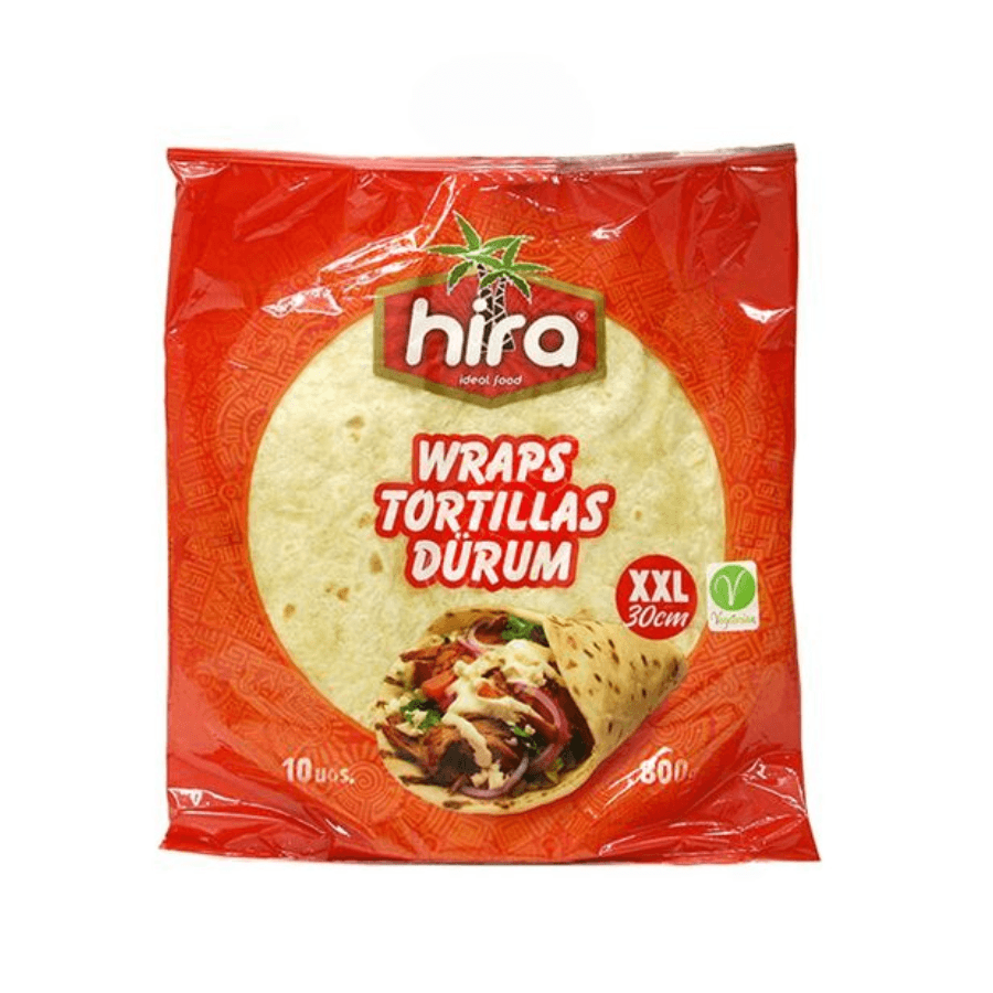 Hira Durum Ekmek Tortillas 30cm 10er 800g – Halal - Jabban Market