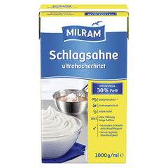 Milram H-Schlagsahne 30% 1L - Jabban Market