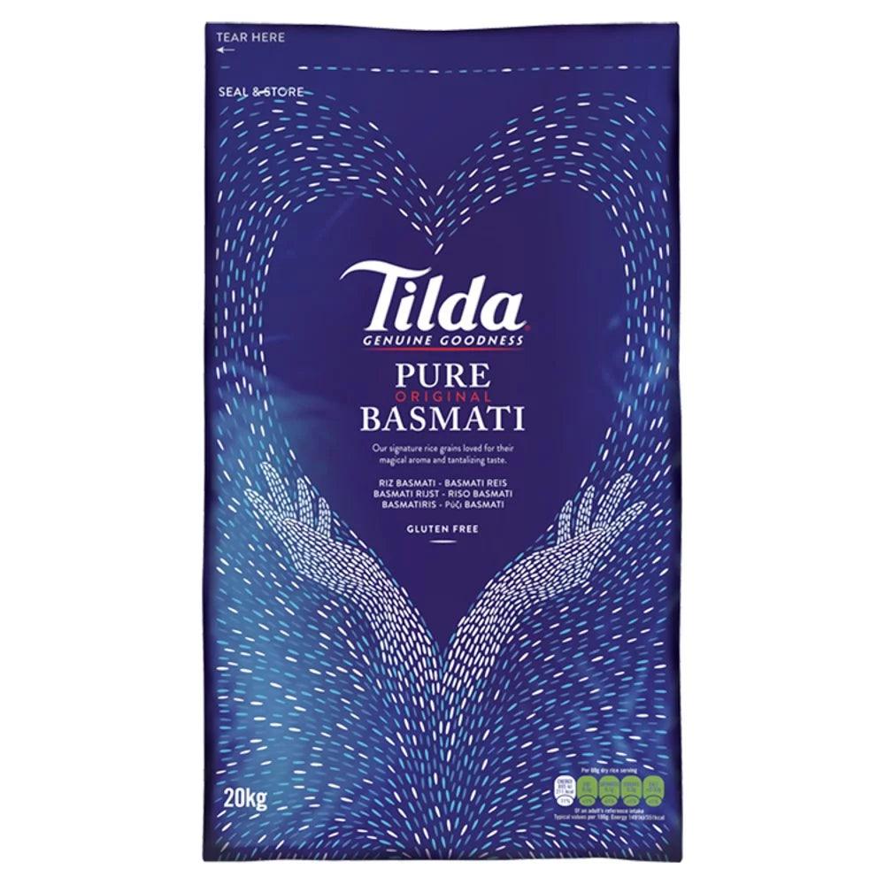 Tilda Pure Basmati Reis – Top Qualität Langkornreis, 5kg, 10kg, 20kg