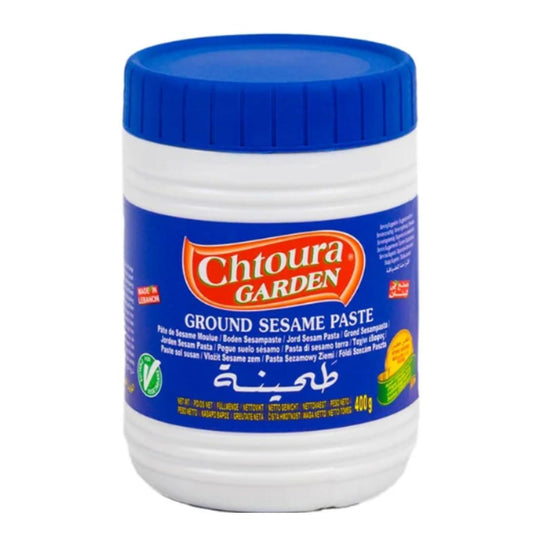 Chtoura Tahine Sesampaste – 100 % Sesam, cremig & vielseitig, 400g - Jabban Market
