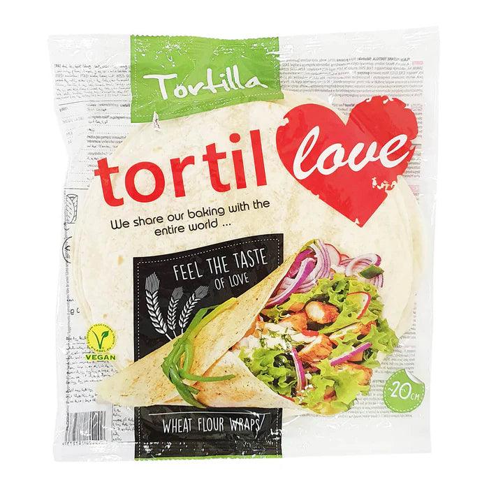 Tortil Love Dürüm Ekmek Tortilla 20cm 18x40g – Halal - Jabban Market