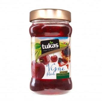 Tukas_Recel_Visne_Sauerkirschen_Marmelade_Glas_380g