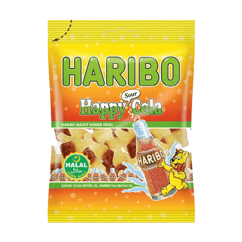 Haribo Worms Solucan Halal 100g - Jabban Market